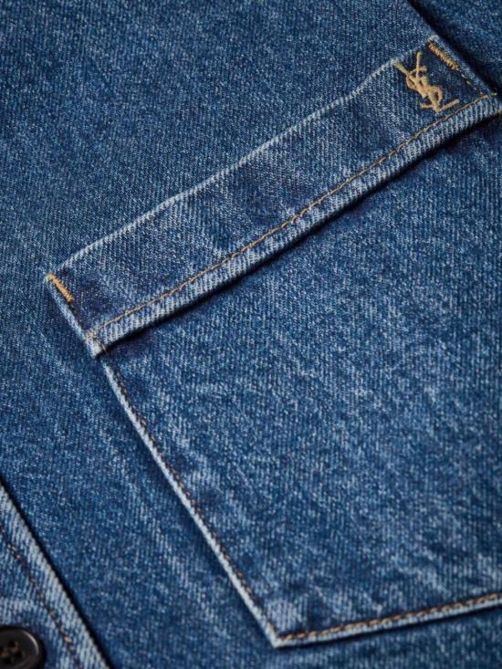 26FW 생로랑 셔츠 A001X0 Y20PA5113 REEF BLUE - SAINT LAURENT