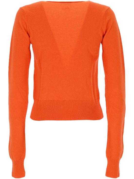 26FW 뮈글러 긴팔 티셔츠 26F2TO09101144 3155 ELECTRIC ORANGE - MUGLER