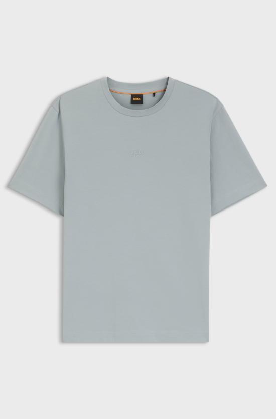 26FW 보스 반팔 티셔츠 50473278 084 OPEN GREY