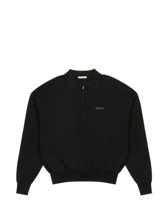 26FW 엔타이어 스튜디오 폴로 티셔츠 ESFW26PO01012 0015 BLACK