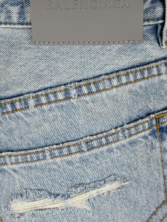 26FW 발렌시아가 재키 카프리 스키니 진 A001NX TBP484020 BLEACH LIGHT BLEU - BALENCIAGA