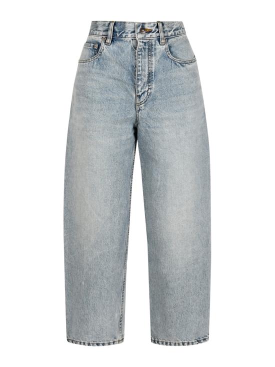 26FW 발렌시아가 재키 카프리 스키니 진 A001NX TBP484020 BLEACH LIGHT BLEU - BALENCIAGA