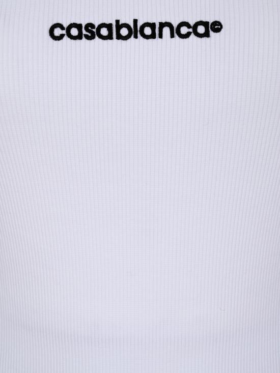 26FW 카사블랑카 민소매 티셔츠 WPF26JTS03902 WHITE - CASABLANCA