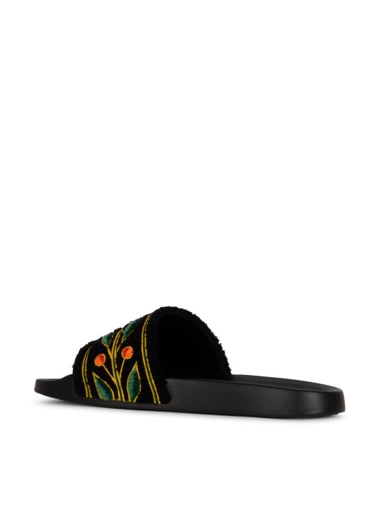 26FW 카사블랑카 뮬/슬리퍼 APF26FW05802M BLACK - CASABLANCA
