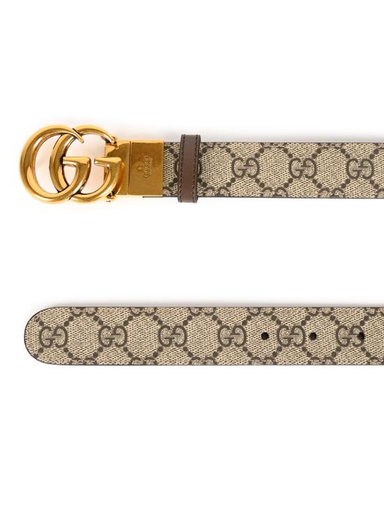 26FW 구찌 GG 마몽 리버시블 벨트 659417 92TIC8358 BE EBO NEW ACERO - GUCCI
