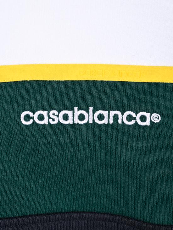26FW 카사블랑카 자켓 MPF26JTP54501 NAVY GREEN WHITE - CASABLANCA