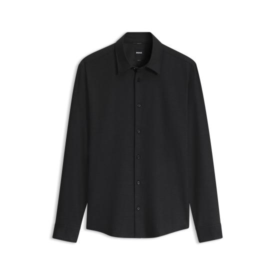 26FW 보스 셔츠 50571519 10282962 01 001 BLACK