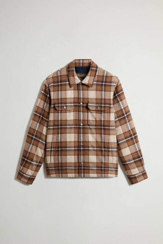 26FW 울리치 수트 자켓 CFWOOS2018MBUT3046 7449 DARK CAMEL CHECK