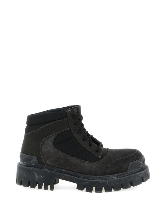 26FW 발렌시아가 컴뱃 스트라이크 로우 부츠 867708 WCB45 2010 BROWN BLACK