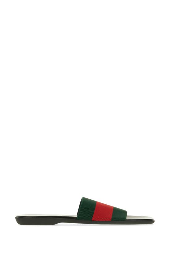 26FW 구찌 슬라이드 웨브 샌들 A006HQHAAOX 8460 Multicolored
