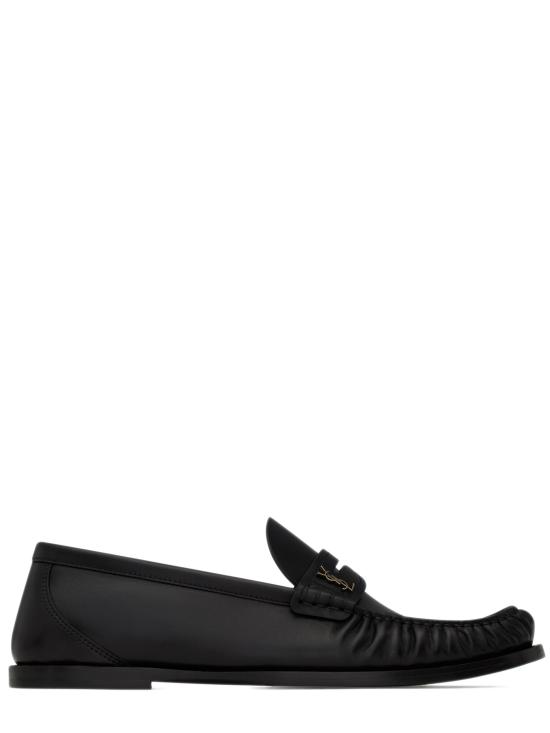 26FW 생로랑 스무스 레더 카산드라 로퍼 820618AAELH 1000 NERO
