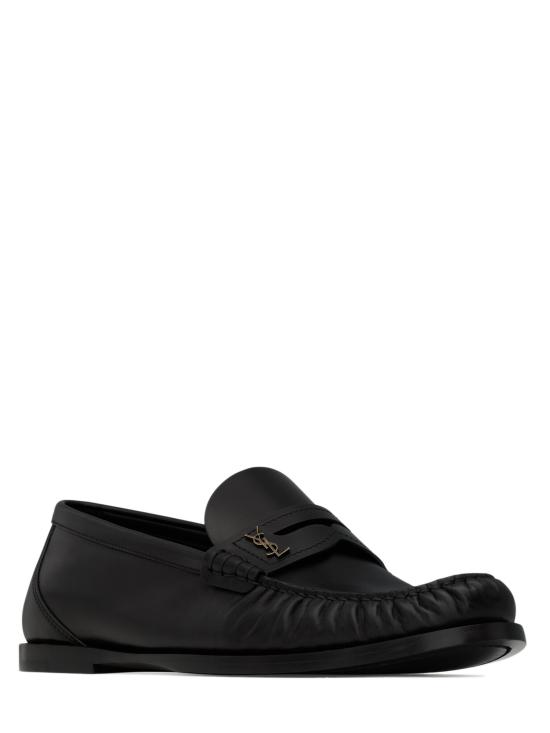 26FW 생로랑 스무스 레더 카산드라 로퍼 820618AAELH 1000 NERO - SAINT LAURENT