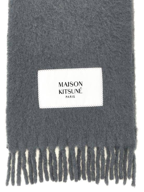 26FW 메종키츠네 머플러/스카프 그라데이션 스카프 및 풀라드 그레이 - MAISON KITSUNE