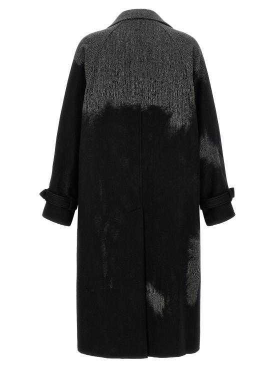 26FW 요지 야마모토 트렌치 코트 회색 톤의 코트, - YOHJI YAMAMOTO