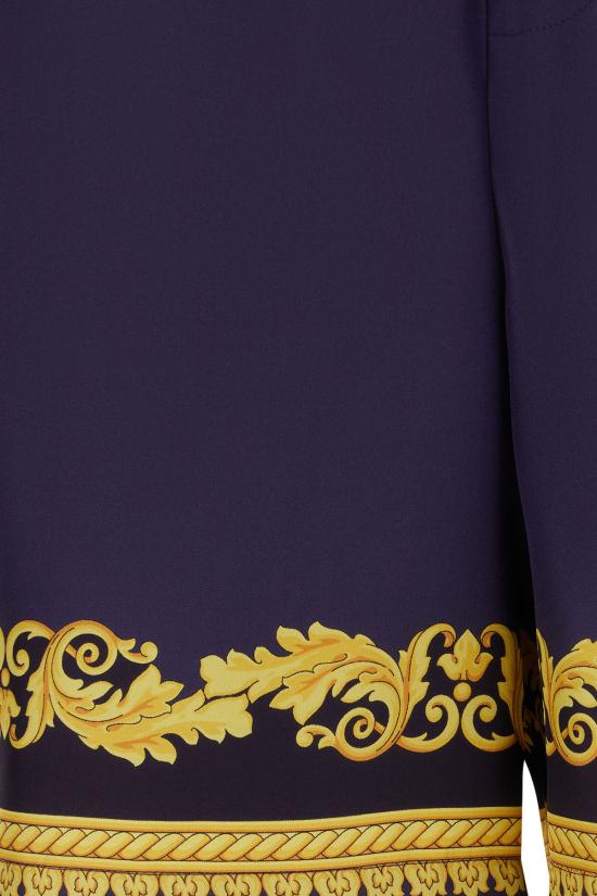 26FW 베르사체 숏팬츠 10222251A19254 5UL30 NAVY AUBERGINE GOLD - VERSACE