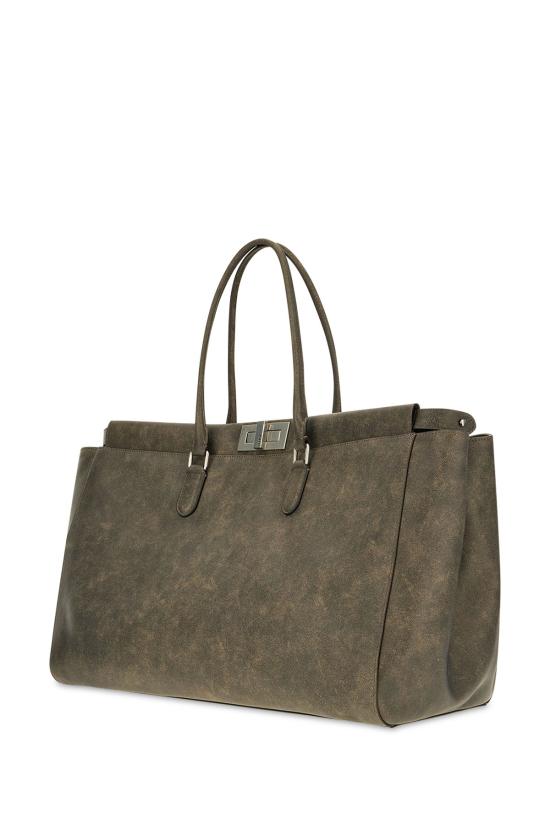 26FW 펜디 토트백 7VA701B12I F1XQ2 NERO VINTAGE - FENDI