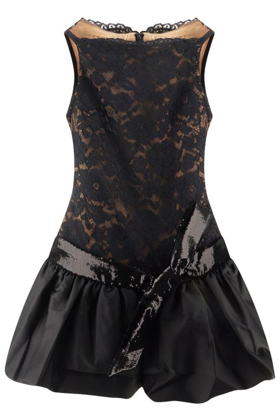 26FW 셀프 포트레이트 원피스 AW26013SB BLACK