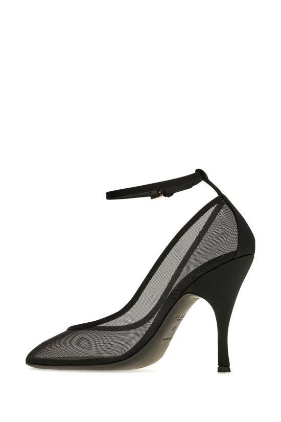 26FW 알라이아 드레스 슈즈 AA3E1031A063 999 Black - ALAIA