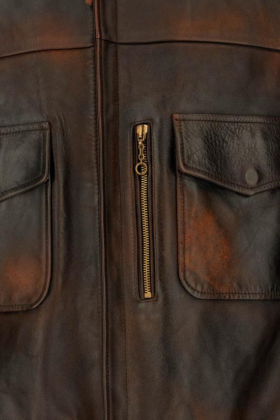 26FW 골든구스 가죽 자켓 GMP02502P002288 55381 Brown - GOLDEN GOOSE