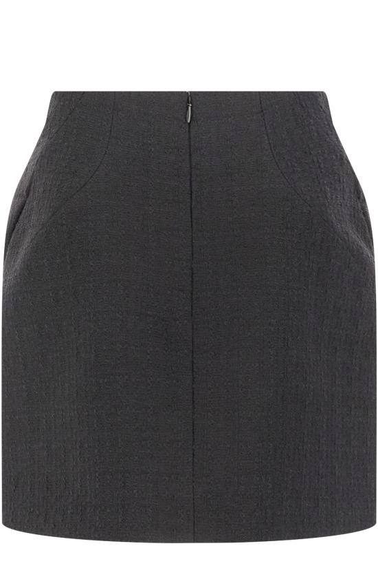 26FW 알렉산더 맥퀸 스커트 A007ULQJAGH 1000 Black - ALEXANDER MCQUEEN