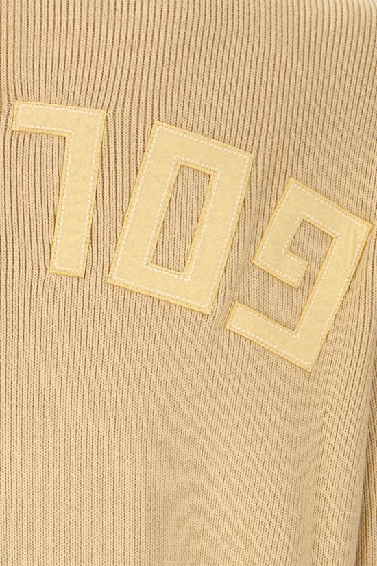 26FW 골든구스 Golden 레터링 밀리터리 크루넥 스웨터 GMP00841P001972 55550 TRAVERTINE - GOLDEN GOOSE