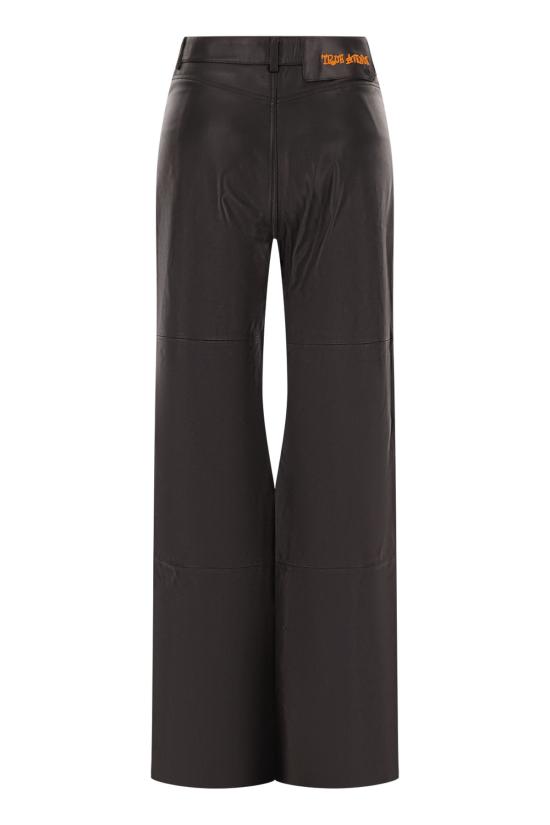 26FW 트루 에비뉴 스트레이트 팬츠 CARALEATHER NERO - TRUE AVENUE