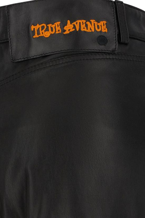 26FW 트루 에비뉴 스트레이트 팬츠 CARALEATHER NERO - TRUE AVENUE