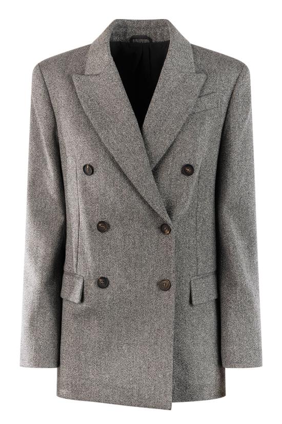 26FW 브루넬로 쿠치넬리 베스트 MD0077097 C001 SILVER GREY