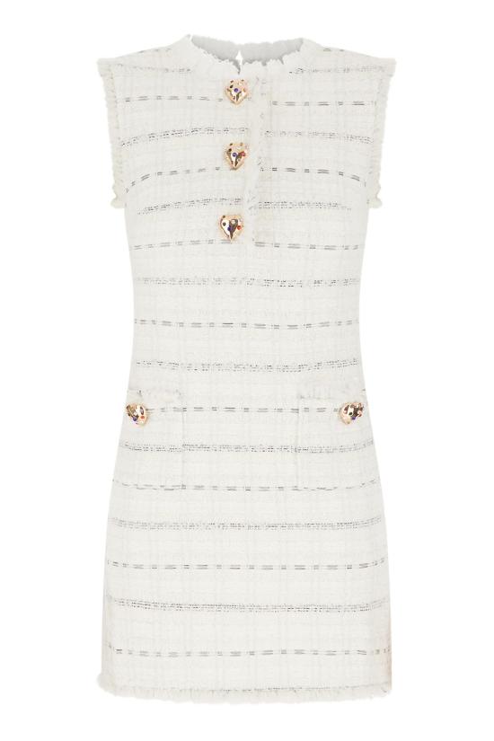 26FW 셀프 포트레이트 원피스 AW26069SW WHITE