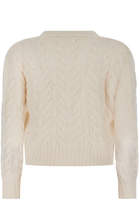26FW 막스마라 스튜디오 스웨터 2626346082600 001 White - MAX MARA STUDIO