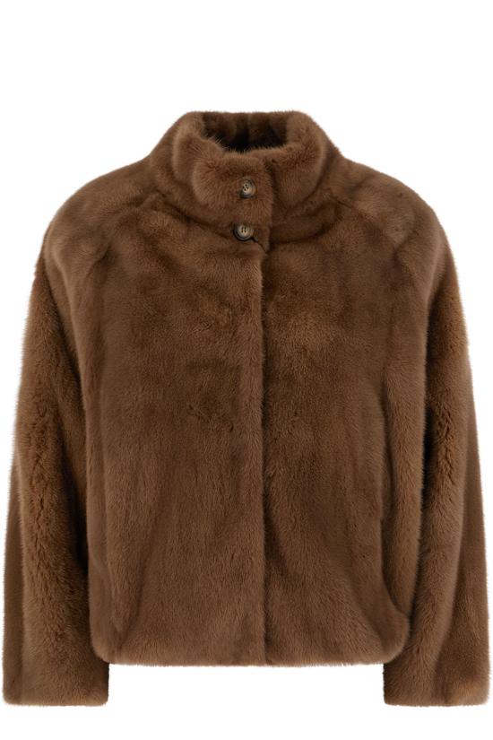 26FW 올리비아 V 아우터 26V15VISONE TOFFEE Brown