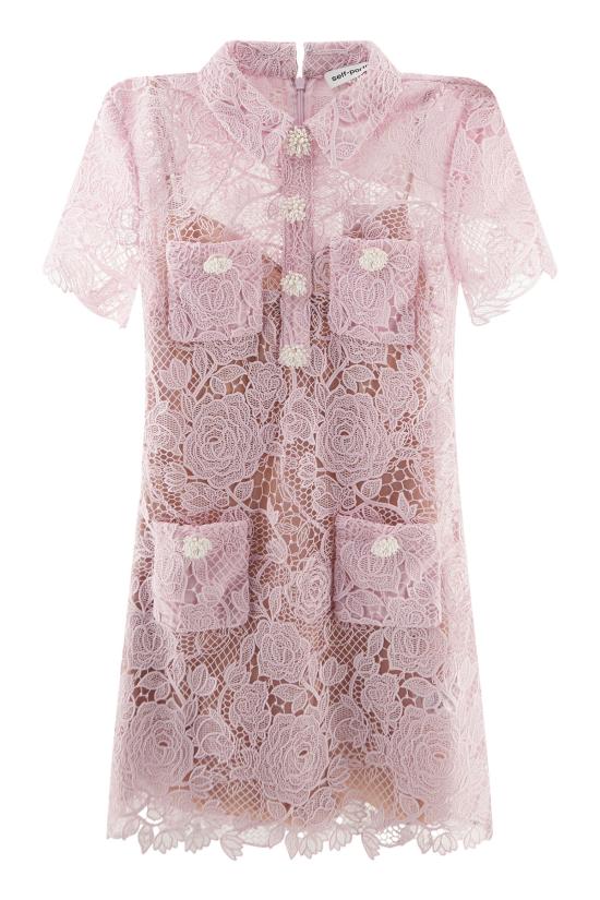 26FW 셀프 포트레이트 원피스 AW26069SAP PINK