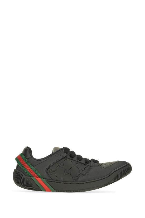 26FW 구찌 GG 레더 스크리너 스니커즈 A0070JAAHAV 1077 Black