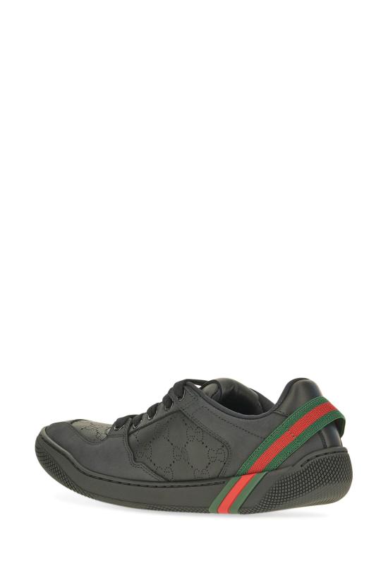 26FW 구찌 GG 레더 스크리너 스니커즈 A0070JAAHAV 1077 Black - GUCCI