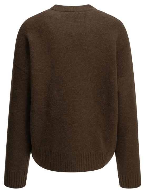 26FW 아미 ADC 크루넥 스웨터 UKS836 KN0135A362 Brown - AMI