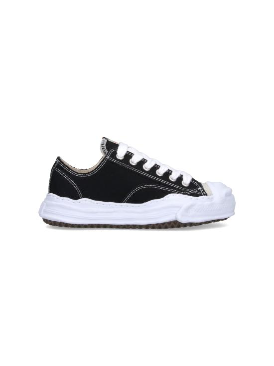 26FW 메종 미하라 야스히로 행크 OG 솔 캔버스 로우탑 A05FW702 BLACK