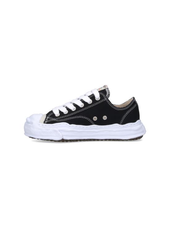 26FW 메종 미하라 야스히로 행크 OG 솔 캔버스 로우탑 A05FW702 BLACK - MAISON MIHARA YASUHIRO