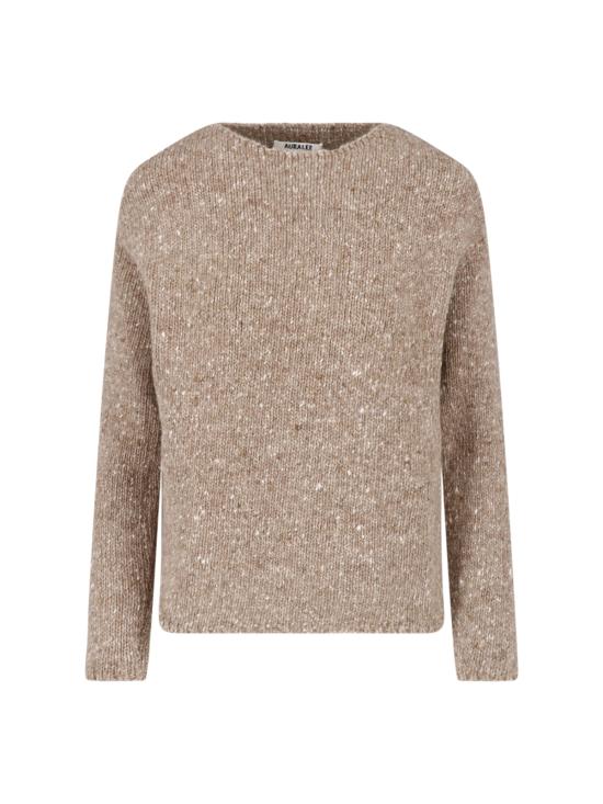26FW 오라리 스웨터 A26AP04HS TOP BROWN