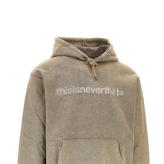 26FW 디스이즈네버댓 후드 티셔츠 TN263TSWHO01 Khaki - THISISNEVERTHAT