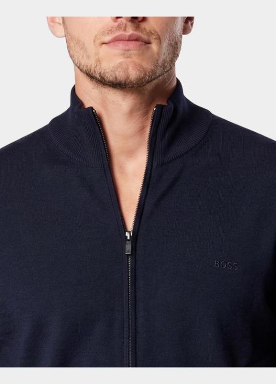 26FW 보스 스웨터 50571915 10283216 01 404 DARK BLUE - BOSS