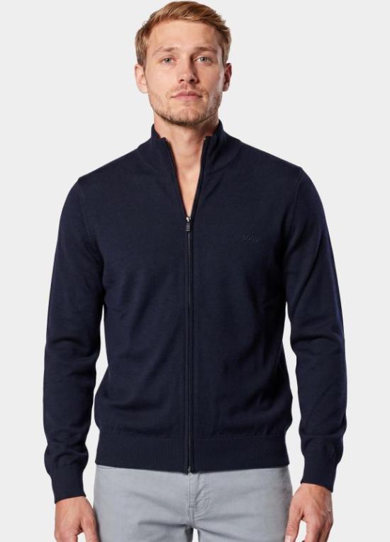 26FW 보스 스웨터 50571915 10283216 01 404 DARK BLUE - BOSS
