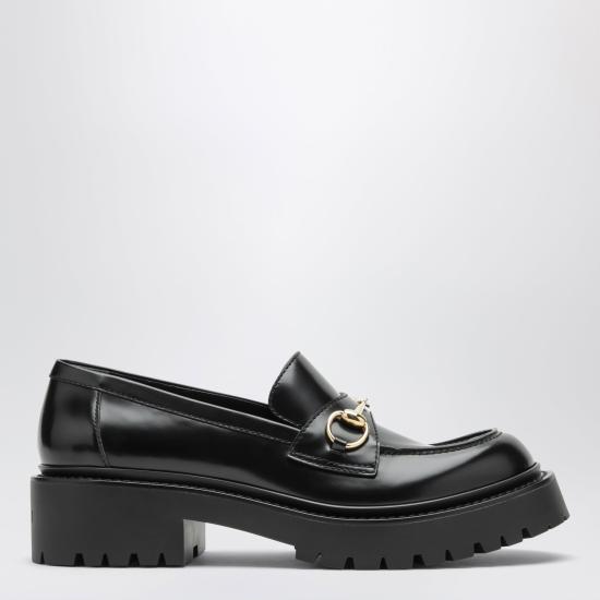 26FW 구찌 홀스빗 러그 솔 로퍼 A0067VAAGKV Black