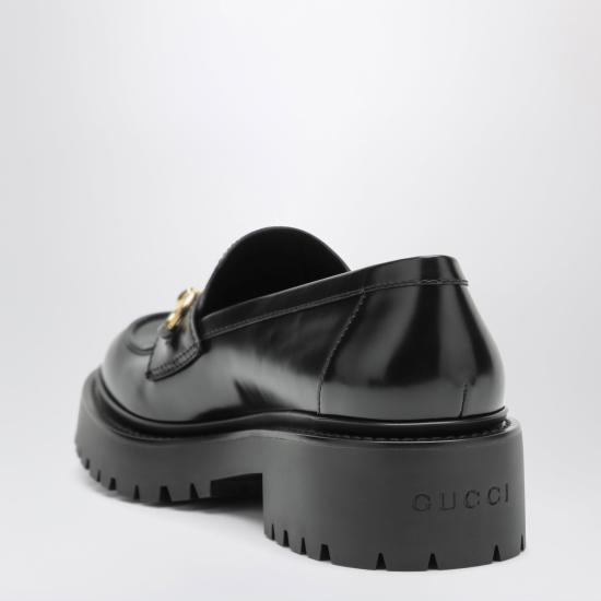 26FW 구찌 홀스빗 러그 솔 로퍼 A0067VAAGKV Black - GUCCI