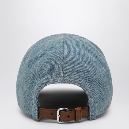 26FW 미우미우 로고 드릴 베이스볼 캡 5HC3702G9U Light blue - MIU MIU