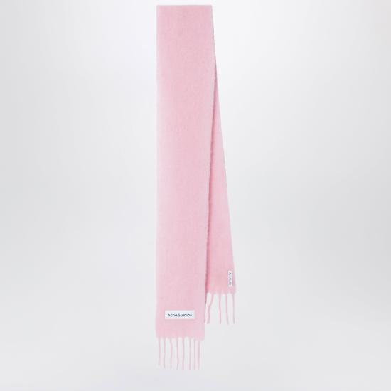 26FW 아크네 스튜디오 벨리 스키니 모헤어 머플러 CA0443AWO Pink
