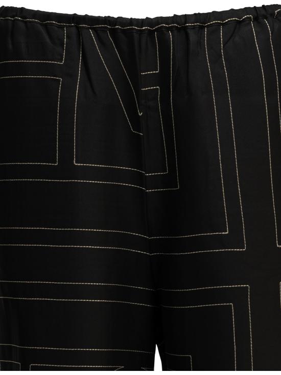 26FW 토템 스트레이트 팬츠 213 255 707 925BLACK - TOTEME
