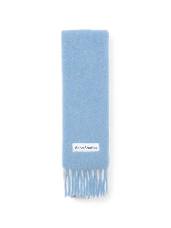 26FW 아크네 스튜디오 벨리 스키니 모헤어 머플러 CA0443 228 LIGHT BLUE