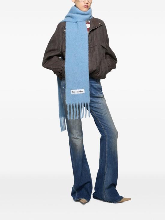 26FW 아크네 스튜디오 벨리 스키니 모헤어 머플러 CA0443 228 LIGHT BLUE - ACNE STUDIOS