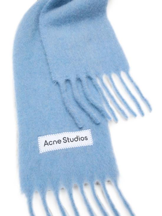 26FW 아크네 스튜디오 벨리 스키니 모헤어 머플러 CA0443 228 LIGHT BLUE - ACNE STUDIOS