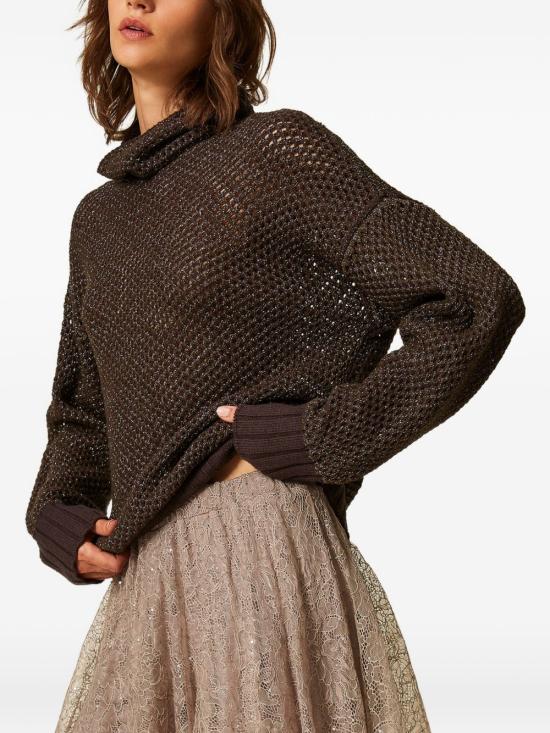26FW 트윈셋 스웨터 262TF3010 S2232513611 BROWN - TWINSET